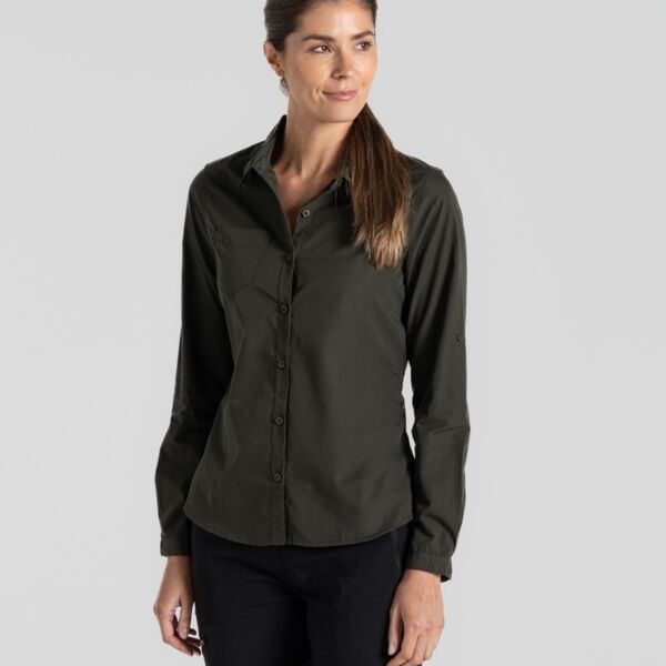 Craghoppers Expert Ladies Kiwi Long Sleeve Shirt Thumbnail