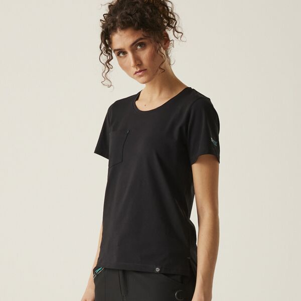 Regatta Ladies Ada Cotton Stretch T-Shirt Thumbnail