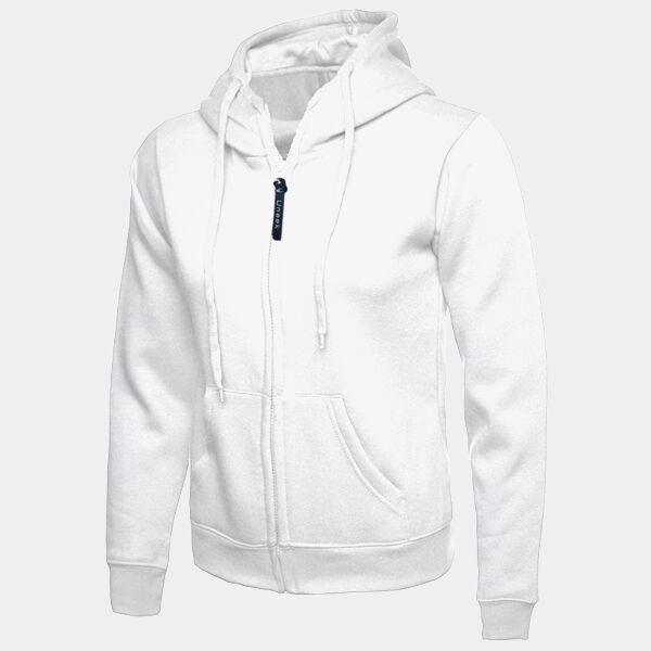 Ladies Classic Full Zip Hooded Sweatshirt Thumbnail