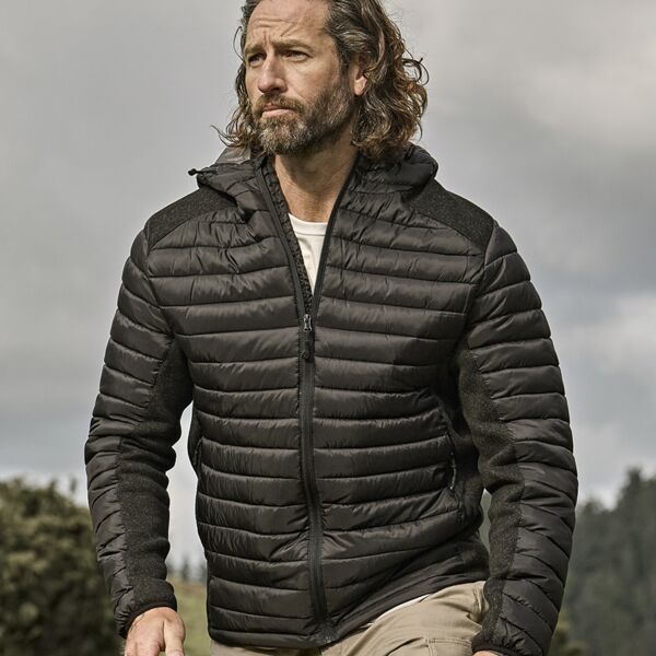 Tee Jays Crossover Hooded Padded Outdoor Jacket Thumbnail