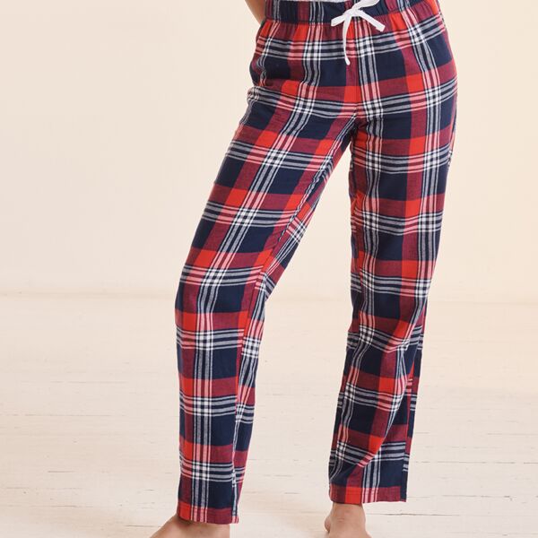 SF Clothing Ladies Tartan Lounge Pants Thumbnail
